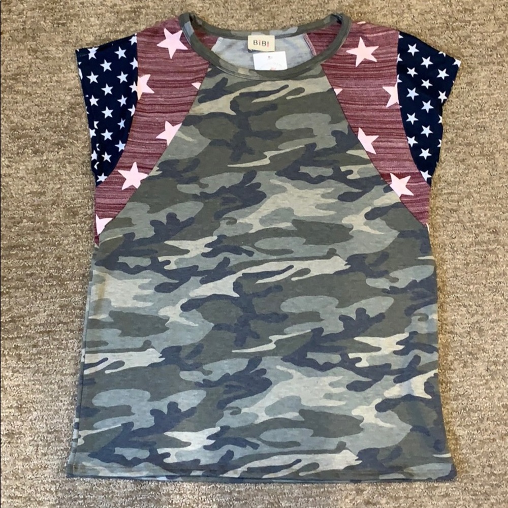 BiBi Camo Patriotic Tee